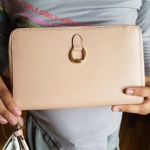 NWT Ralph Lauren Double Zipper Wallet Bennington